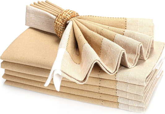 Homidate Cloth Dinner Napkins – Machine Washable Reusable Fabric Napkins for Weddings, Parties & Table Decorations