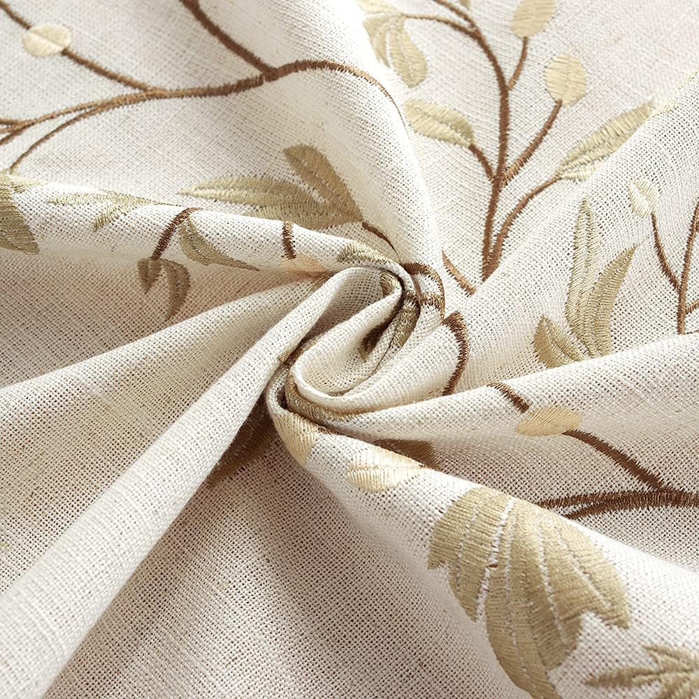 Pahajim Rustic Linen Tablecloth Cotton Waterproof Table Cloth for Kitchen Dining with Tassel Rectangle Tablecloths Rectangle/Oblong,55''x118'',10-12 Seats