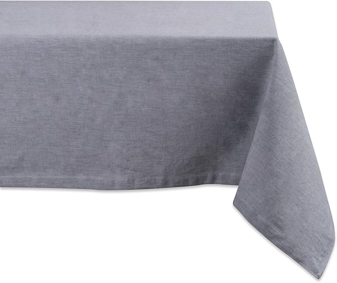 DII Chambray Kitchen, Tabletop Collection, Gray, 60x104