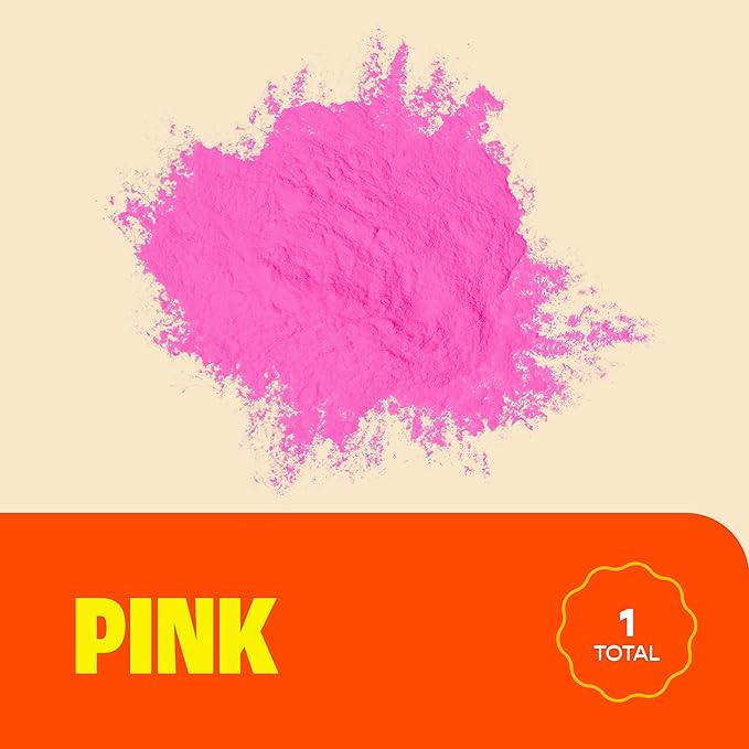 Chameleon Colors 25 lb. Color Powder - 1 Pack - Vibrant Pink Color - for 15-20 People - Non-Toxic & Gluten-Free - for Holi, Color Wars, Fun Run, Gender Reveal, Summer Camp & More
