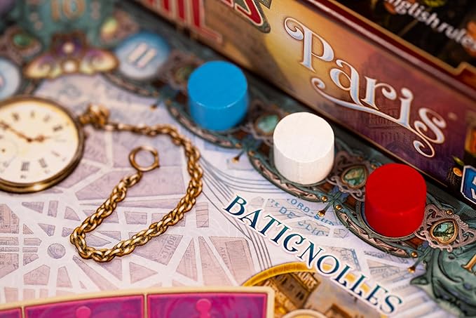 Asmodee Ticket to Ride Paris Board Game - Train Route-Building Strategy Game with Detailed Parisian Buses, Fun Family Game for Kids & Adults, Ages 8+, 2-4 Players, 10-15 Min Playtime