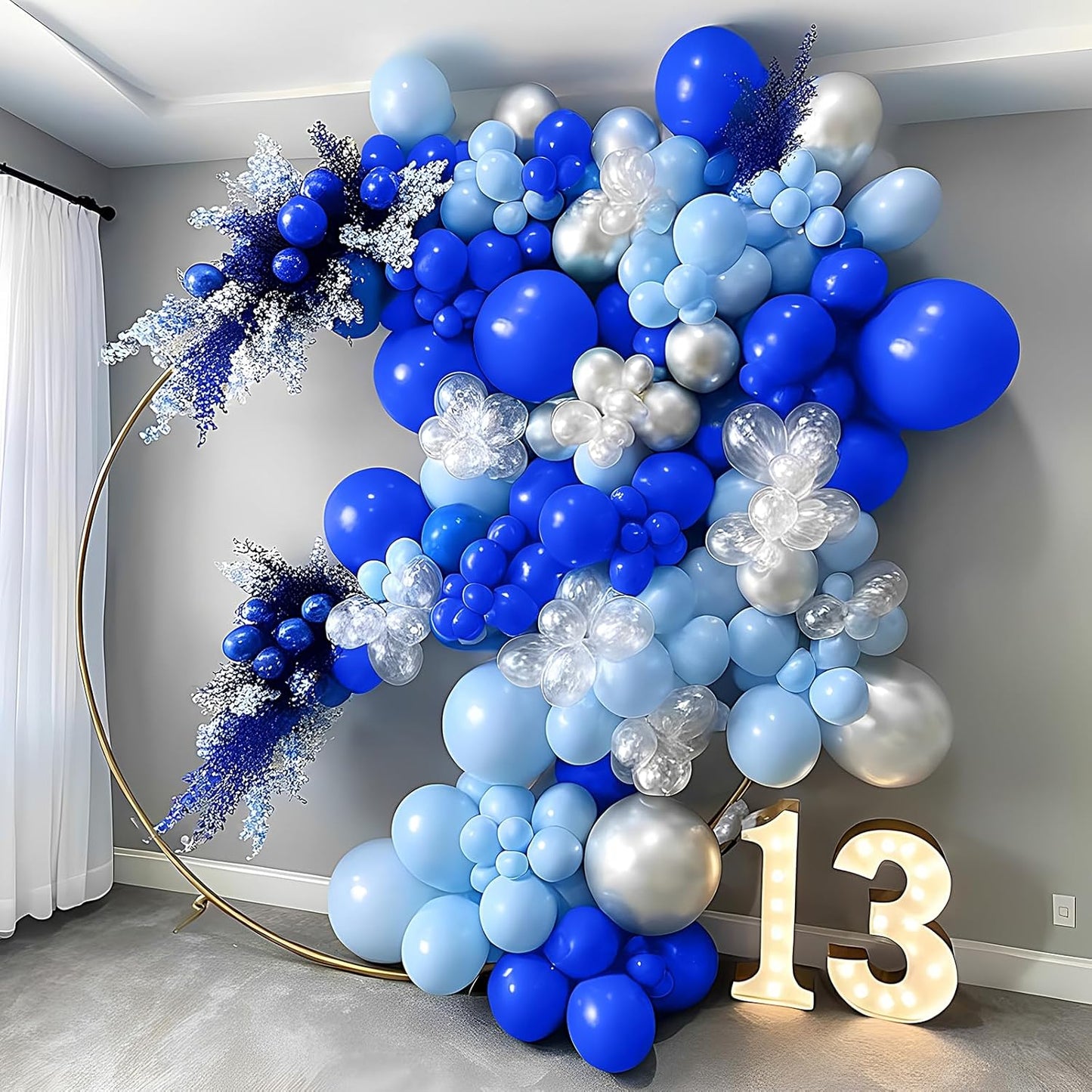 Royal Blue Balloons 100 Pack 12 Inch Blue Latex Balloons for Graduation Baby Shower Wedding Birthday Party Decorations