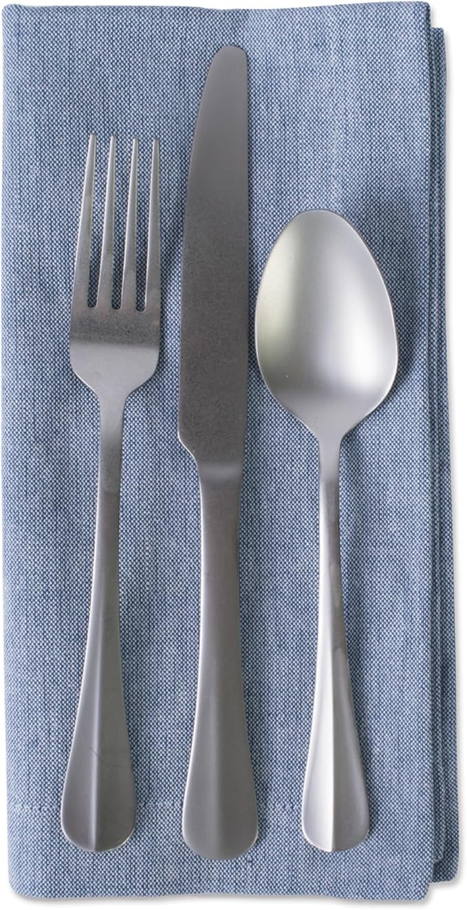 DII Chambray Kitchen, Tabletop Collection, Blue, Napkin Set