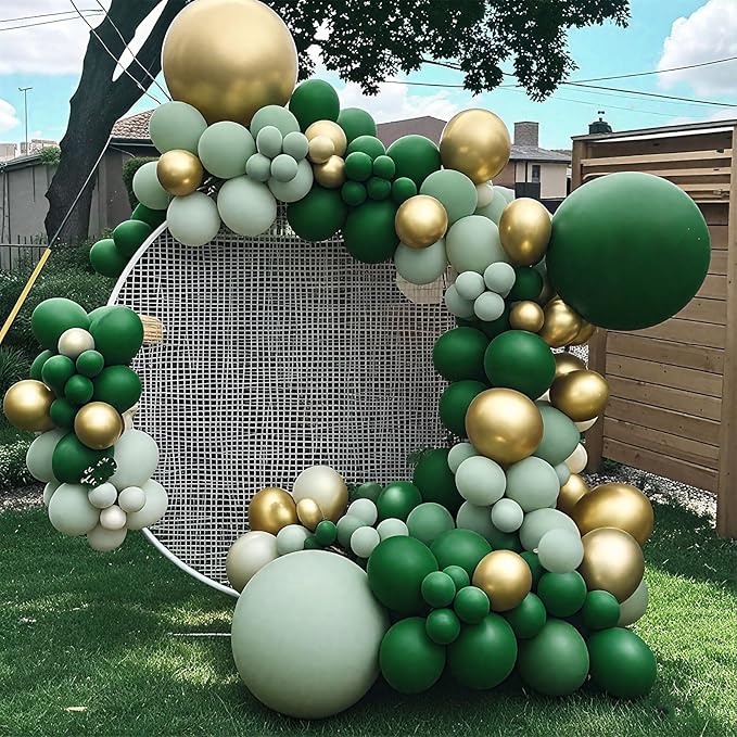 18In Green Balloons 30Pcs Large Round Baloon Giant Latex Party Ballons Green Party Decorations for Birthday Anniversary Graduation Jungle Christmas Festival Gender Reveal St. Patrick's Day