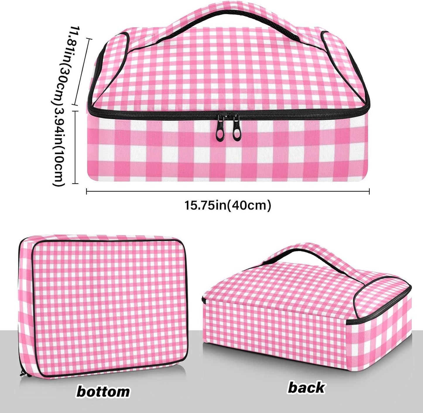 Casserole Carriers for Hot or Cold Food Reusable Casserole Dish Carrier Insulated Thermal Large Capacity Durable Perfect for Party Camping Family Gatherings Yellow Fish