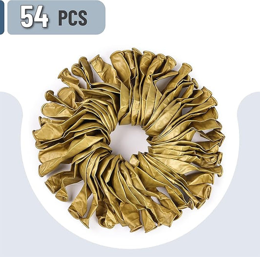 Mr. Pen- Metallic Balloons, 12 Inch, 54 Pack, Metallic Gold Balloons