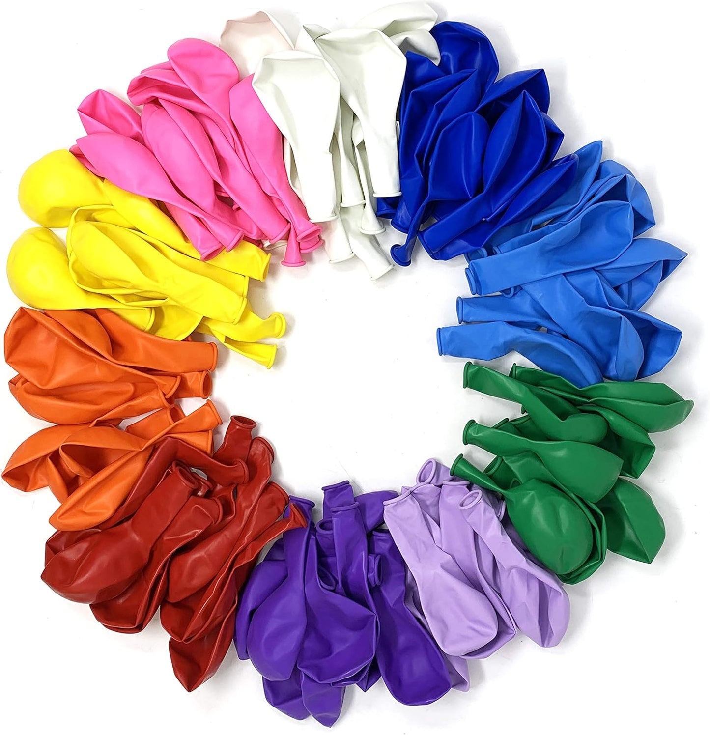 Allgala Latex Balloons for Parties | Helium Grade Bulk Balloon Pack | Ideal for Birthday Party Decorations, Baby Shower, Christmas Party | Colored Balloons for Events | 100ct 12" - Assorted