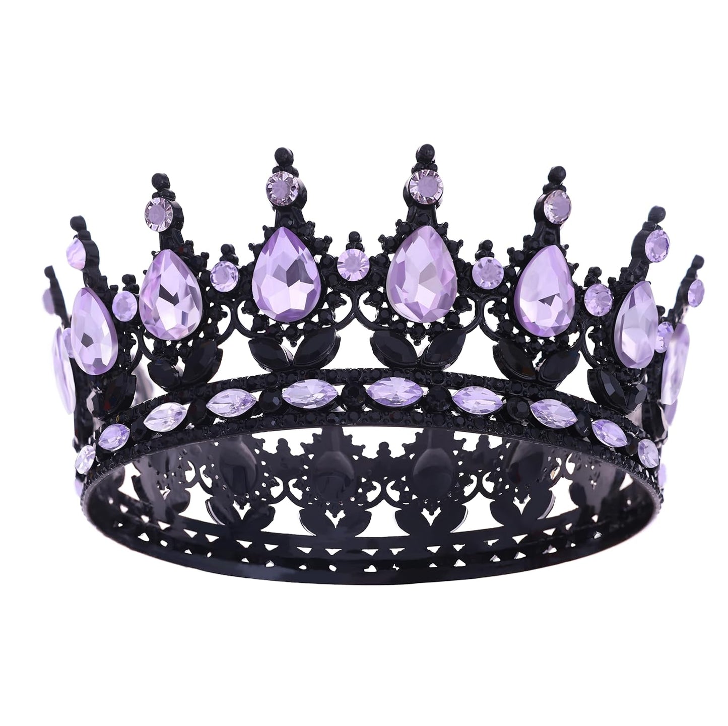 Queen Crown for Women Crystal Tiara for Girl Rhinestone Wedding Headband for Bride Hair Accessories for Costume Birthday Party Prom Gifts