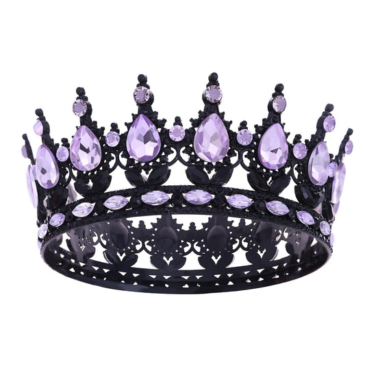 Queen Crown for Women Crystal Tiara for Girl Rhinestone Wedding Headband for Bride Hair Accessories for Costume Birthday Party Prom Gifts
