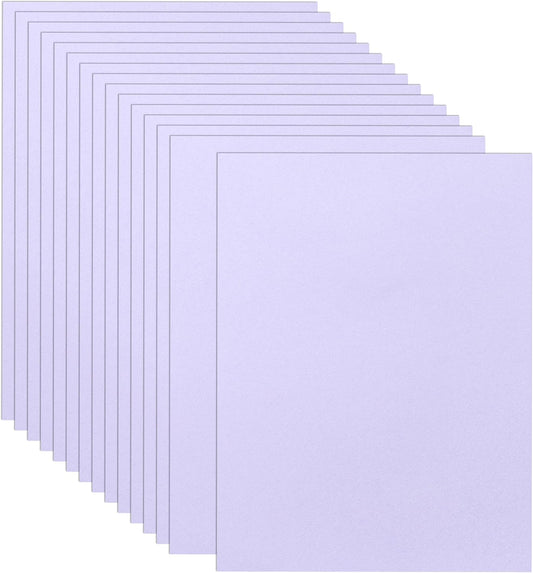 32 Sheets Purple Cardstock 8.5 x 11 Craft Paper, 80lb Heavyweight Card Stock Printer Paper for DIY Cards Making, Invitations, Thank You Cards, Certificates
