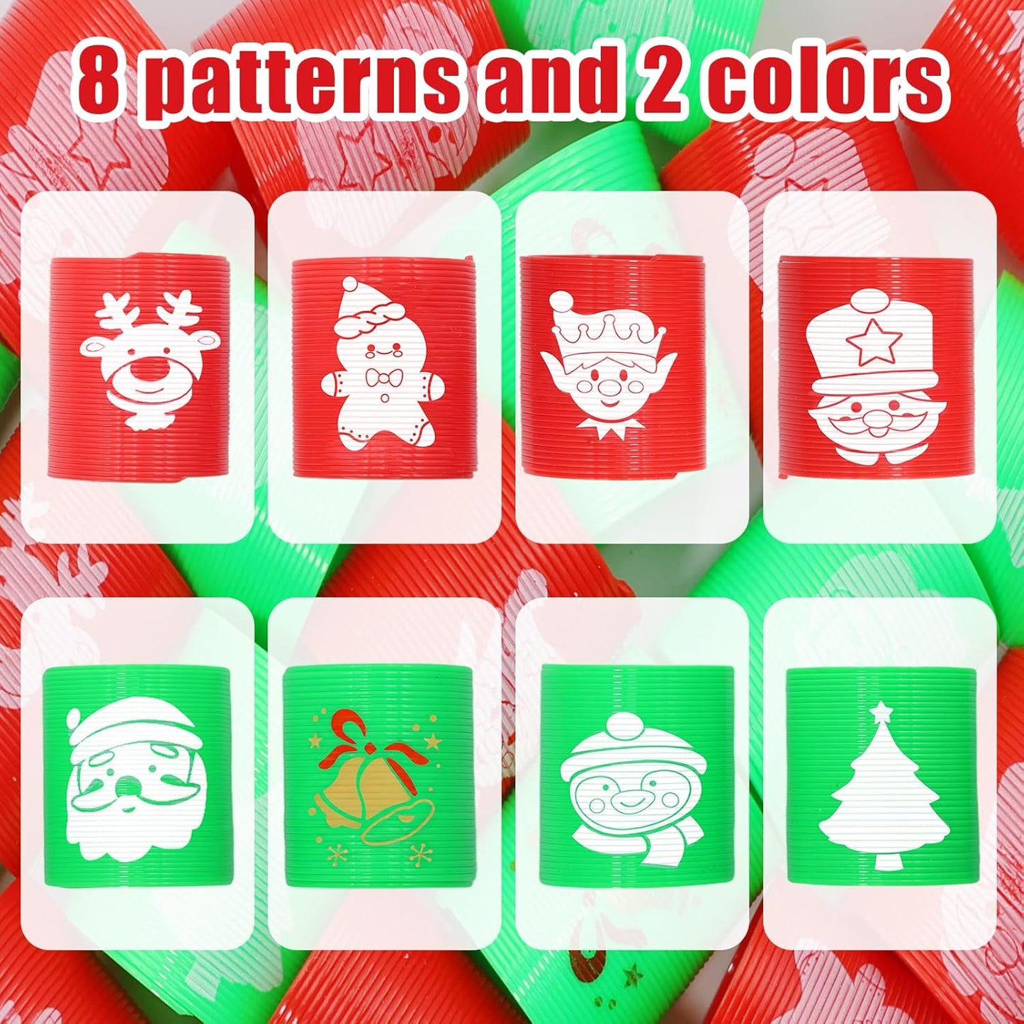 Cocurb 32 Pcs Chrstmas Mini Spring Party Favors for Kids 4 to 8 Fun Goodie Bag Stuffers for All, Christmas Day, Classroom Prizes, and Small Toys Presents,Stress Relief Bulk Fidget Toys