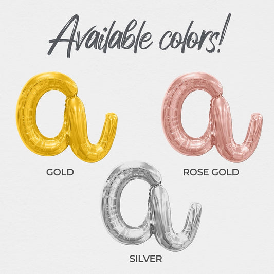Letter Balloons - LAST SPLASH 16" Inch Alphabet Letters Foil Mylar Balloon Bachelor or Bachelorette Banner (Silver)
