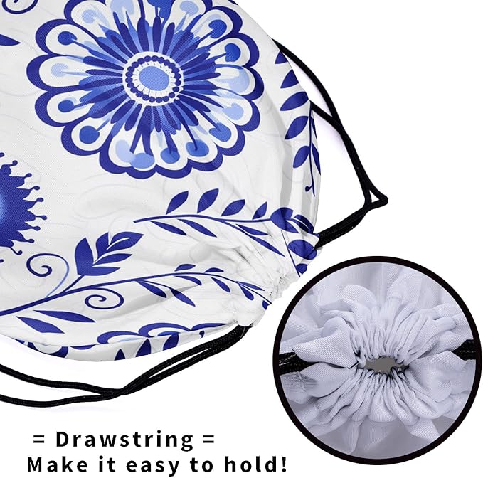Nerxy Leaf Grip Bags for Gymnastics Tropical Leaves Grip Bag Botanical Drawstring Storage Bags