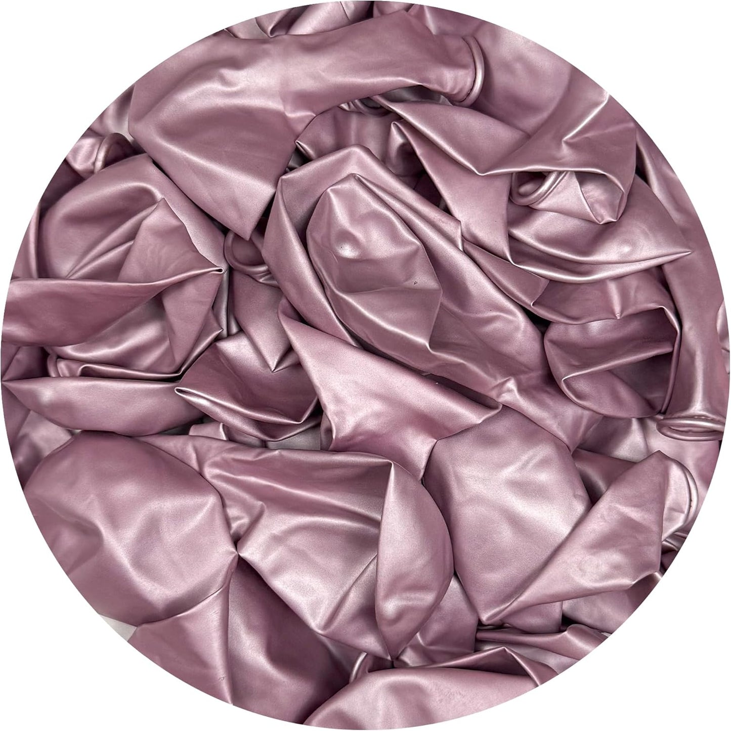 Metallic Pink Balloons 50 Pack, 12 Inch Chrome Pink Balloons For Birthdays, Weddings, Baby Showers, Holidays