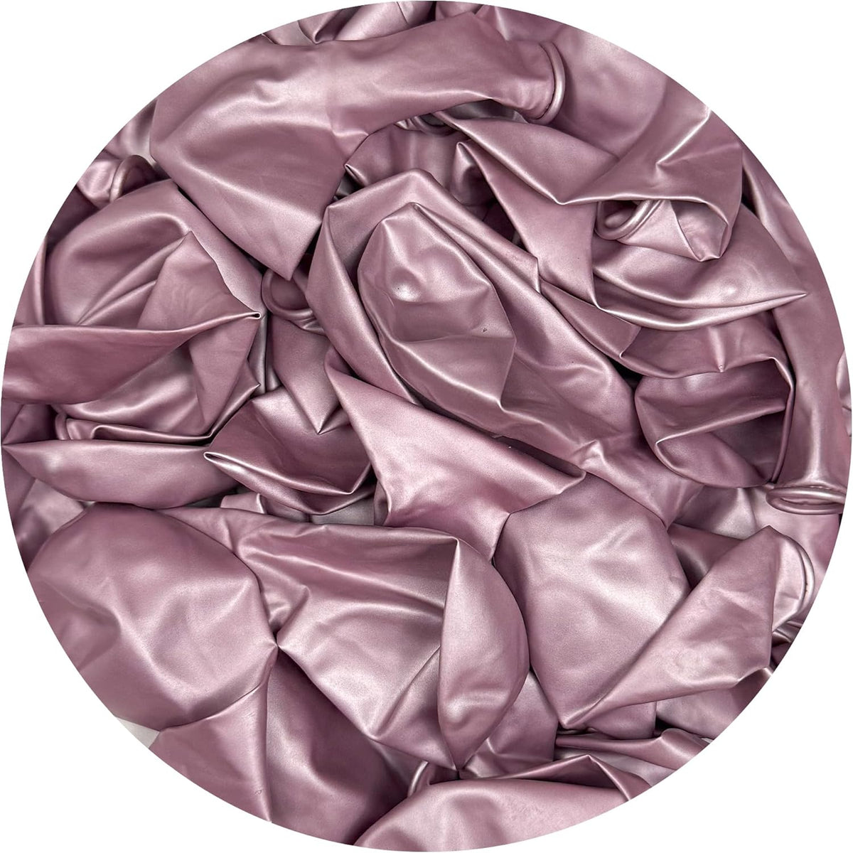 Metallic Pink Balloons 100 Pack, 12 Inch Chrome Pink Balloons For Birthdays, Weddings, Baby Showers, Holidays