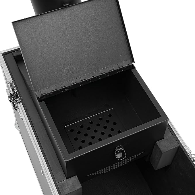 Ueukpeea Co2 Confetti Cannon Machine, Manual/Pneumatic Control with Flight Case and Wheels Wedding Confetti Cannon for Birthday Parties Festivals Stage Performances
