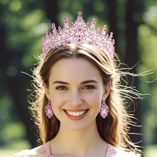 Kamirola Crystal Crowns and Tiaras Headband for Girl or Women Birthday Party Wedding Prom Bridal Halloween Christmas （TR19）