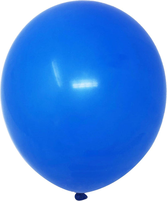 Allgala Latex Balloons for Parties | Helium Grade Bulk Balloon Pack | Ideal for Birthday Party Decorations, Baby Shower, Christmas Party | Colored Balloons for Events | 100ct 12" - Royal Blue