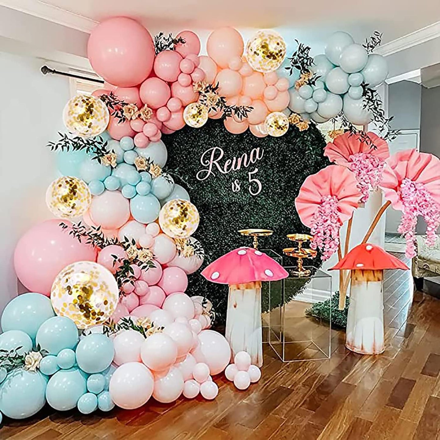 KALOR 18 inch Pastel Pink Balloons, 10pcs Thick Latex Round Helium Balloons for Birthday Family Party Wedding Party Baby Shower Decoration Supplies
