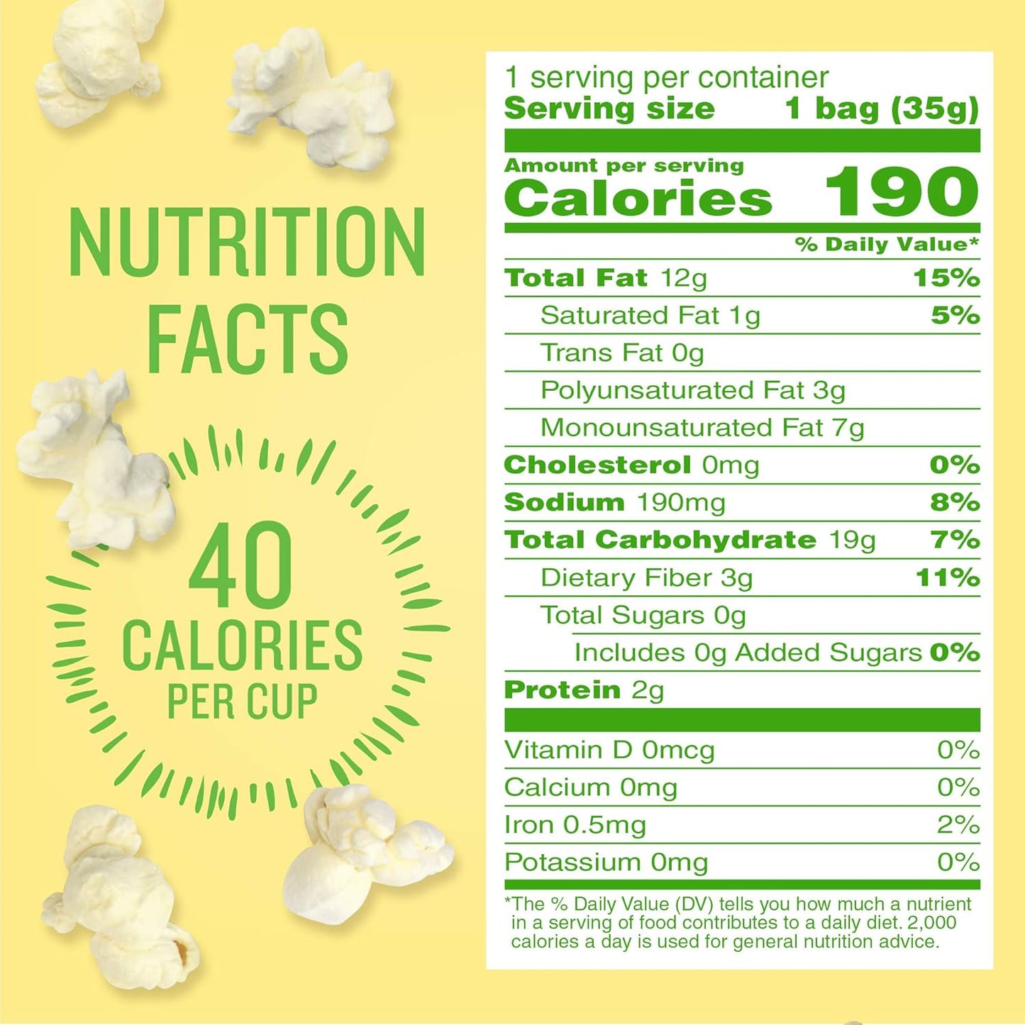 Angie's BOOMCHICKAPOP Sea Salt Popcorn, Halloween Snack, 1.25 oz. Individual Bag (Pack of 12)