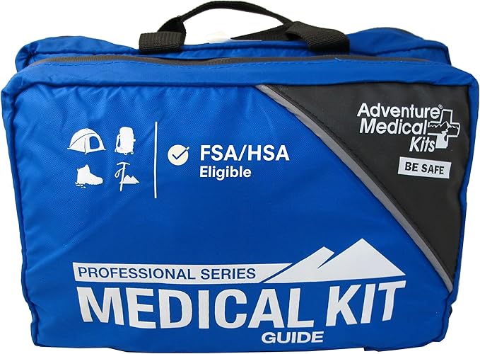 Adventure Medical Kits Pro Series Emergency Medical Kit - Guide I - First Aid Backcountry Medical Kit with C-Splint, CPR Mask, Stethoscope & More - Waterproof Medical Kit