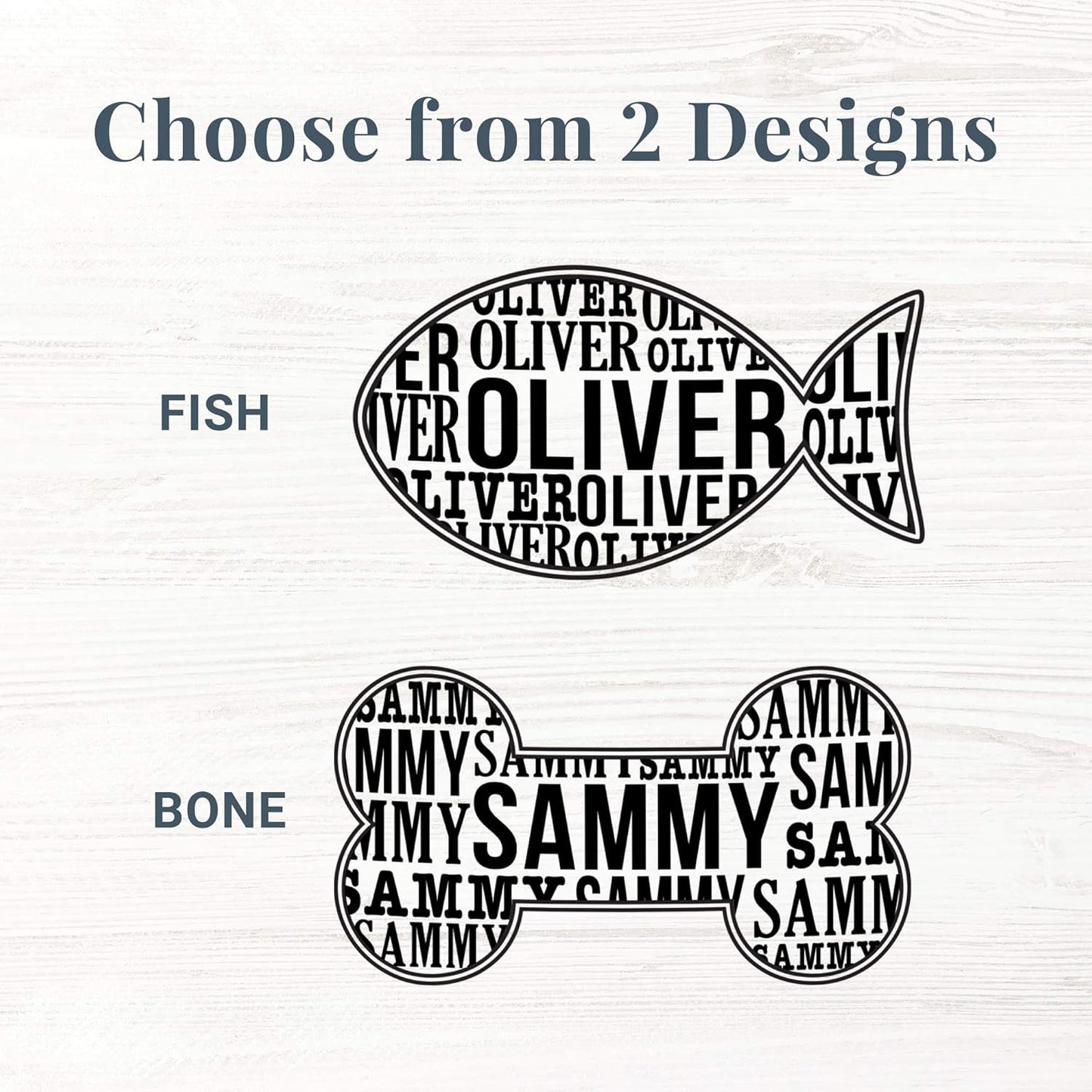 Let's Make Memories Personalized Pet Treat Jars - For Dog and Cat Owners, Pet Parents - Fish