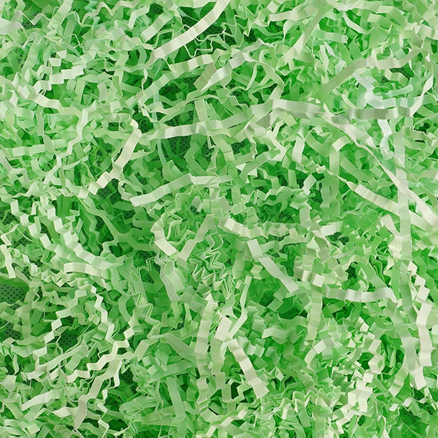 Uptotop 1/2LB Crinkle Cut Paper Shred Filler for Gift Wrapping Basket Filling, Birthday, Christmas, Thanksgiving, Wedding, Mother's Day (Green)