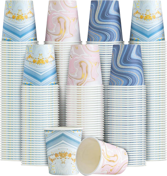 800 Pack 5 oz Paper Cups, Disposable Bathroom Cups, Small Mouthwash Cups, Mini Paper Cups for Bathroom (European-style 800Count)