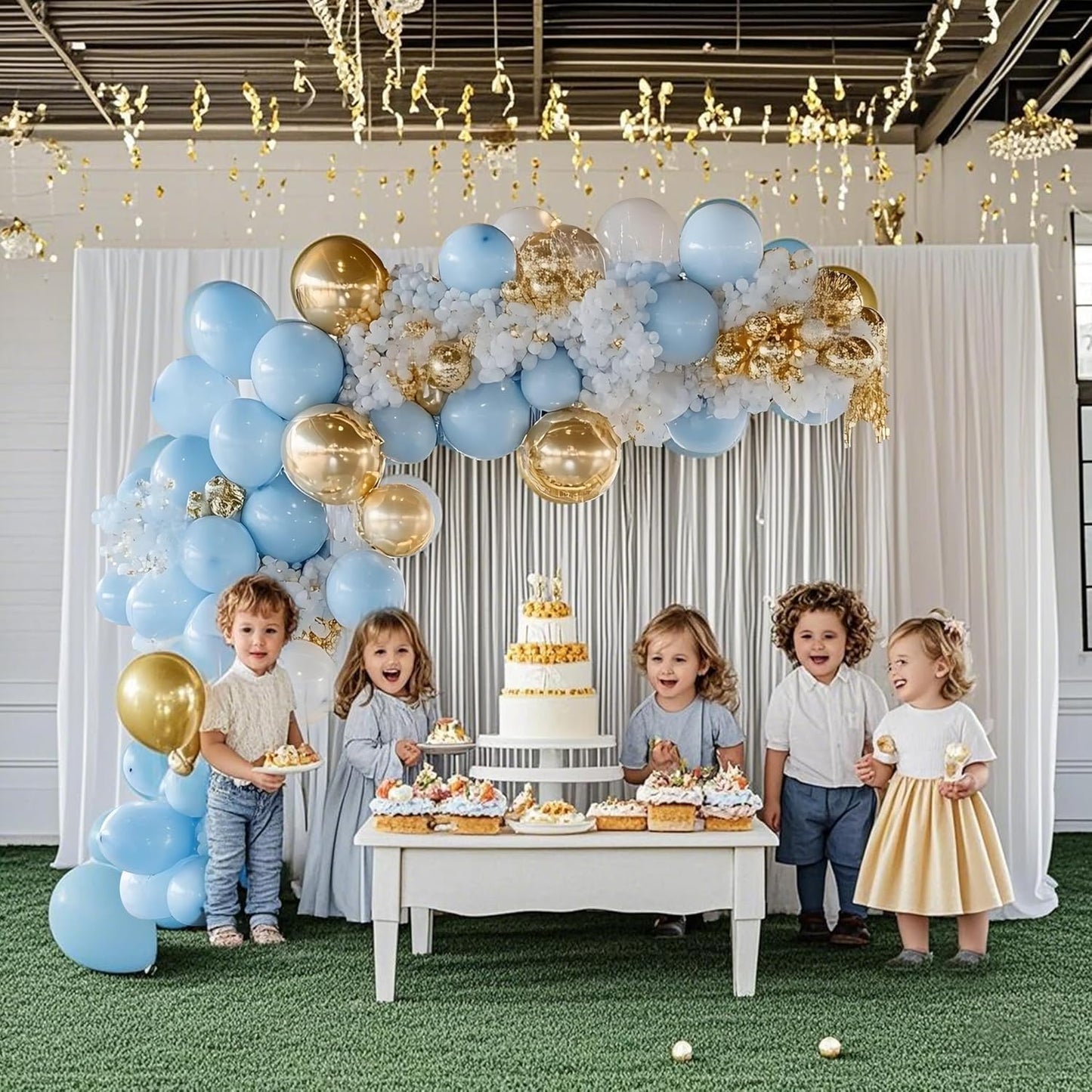 Blue Balloons, 60 PCS Light Blue Balloons 12 Inch Latex Balloon for Birthday Party Decoration, Wedding, Baby Shower, Bridal Shower, Holiday Party Decoration and Balloon Garland