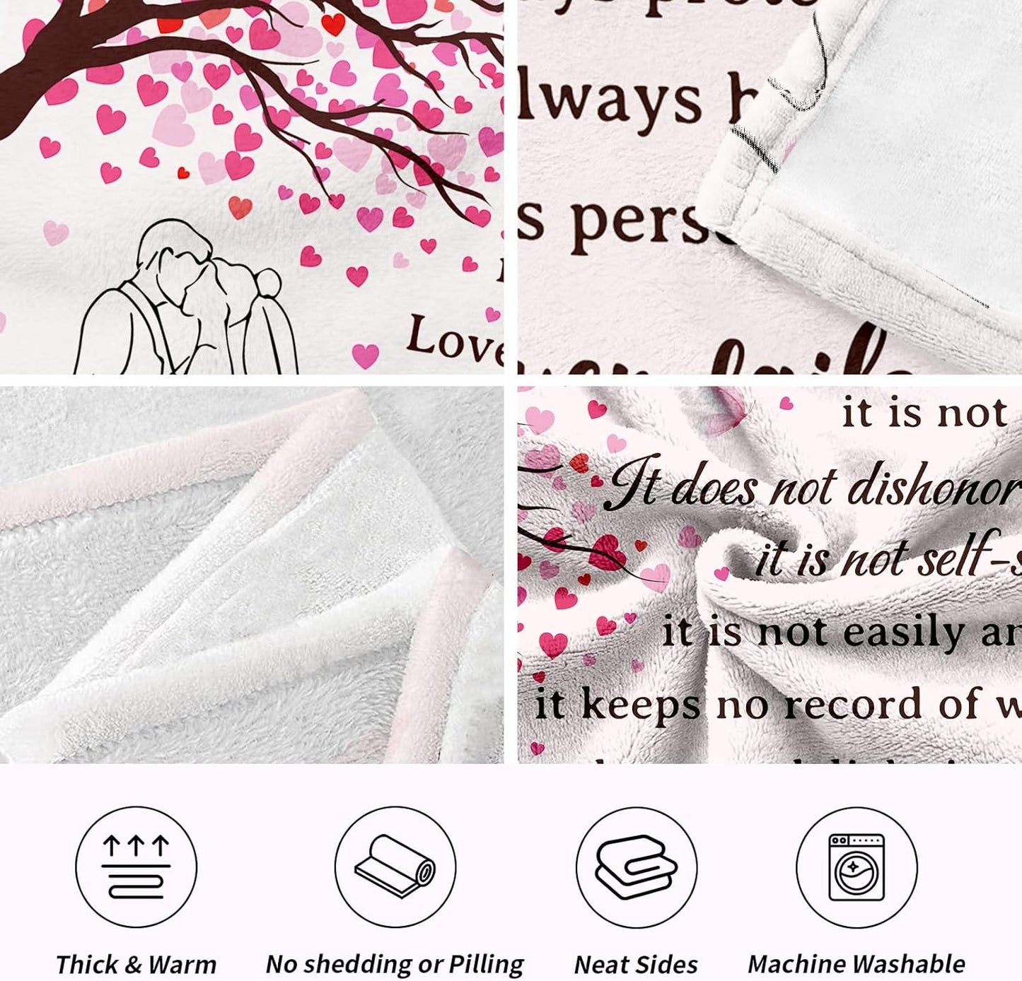 Wedding Gifts for Couples 2025, Soft Flannel Wedding Blanket, Bridal Shower Gifts for Bride to Be, Anniversary Mr and Mrs Gift, Marriage Gift for Newlyweds Bride, 50 x 60 inches