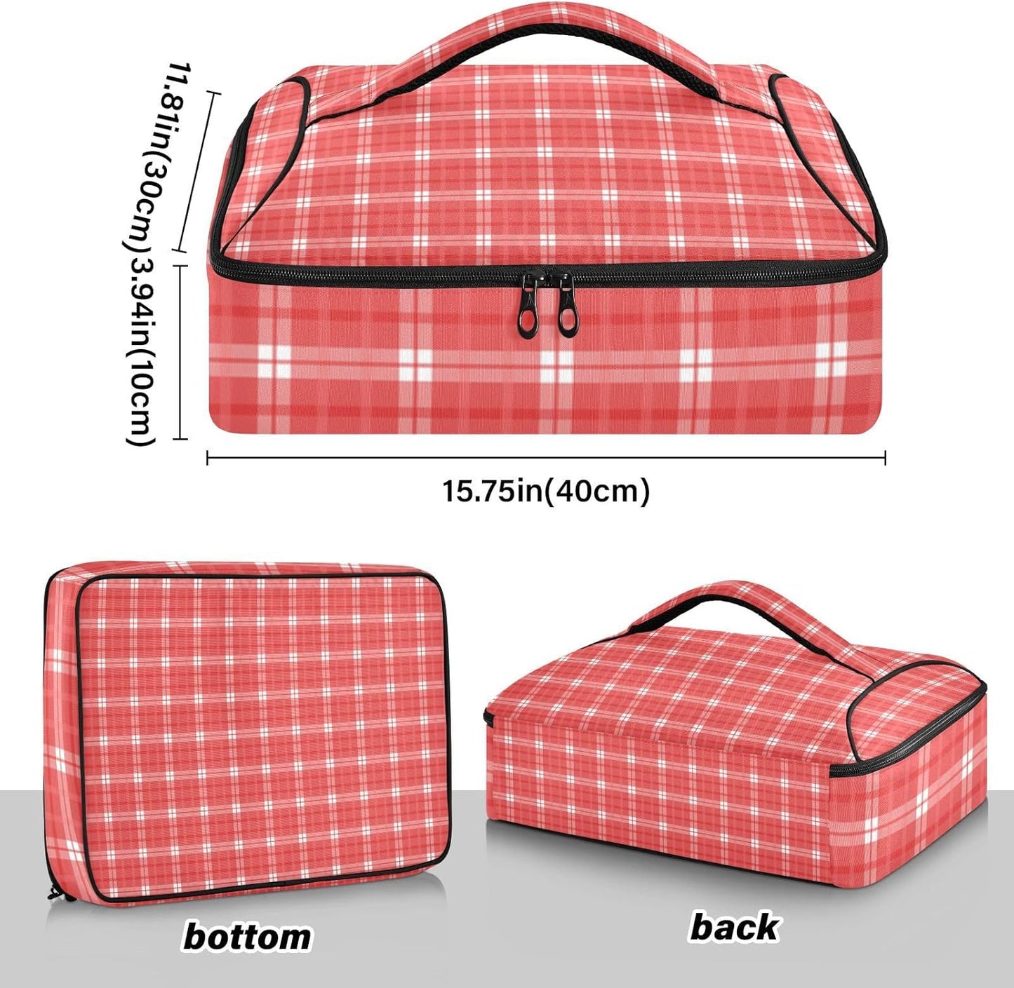 Casserole Carriers for Hot or Cold Food Reusable Casserole Dish Carrier Insulated Thermal Large Capacity Durable Perfect for Party Camping Family Gatherings Yellow Fish