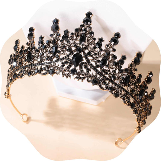 Kamirola Crystal Crowns and Tiaras Headband for Girl or Women Birthday Party Wedding Prom Bridal Halloween Christmas （TR19）