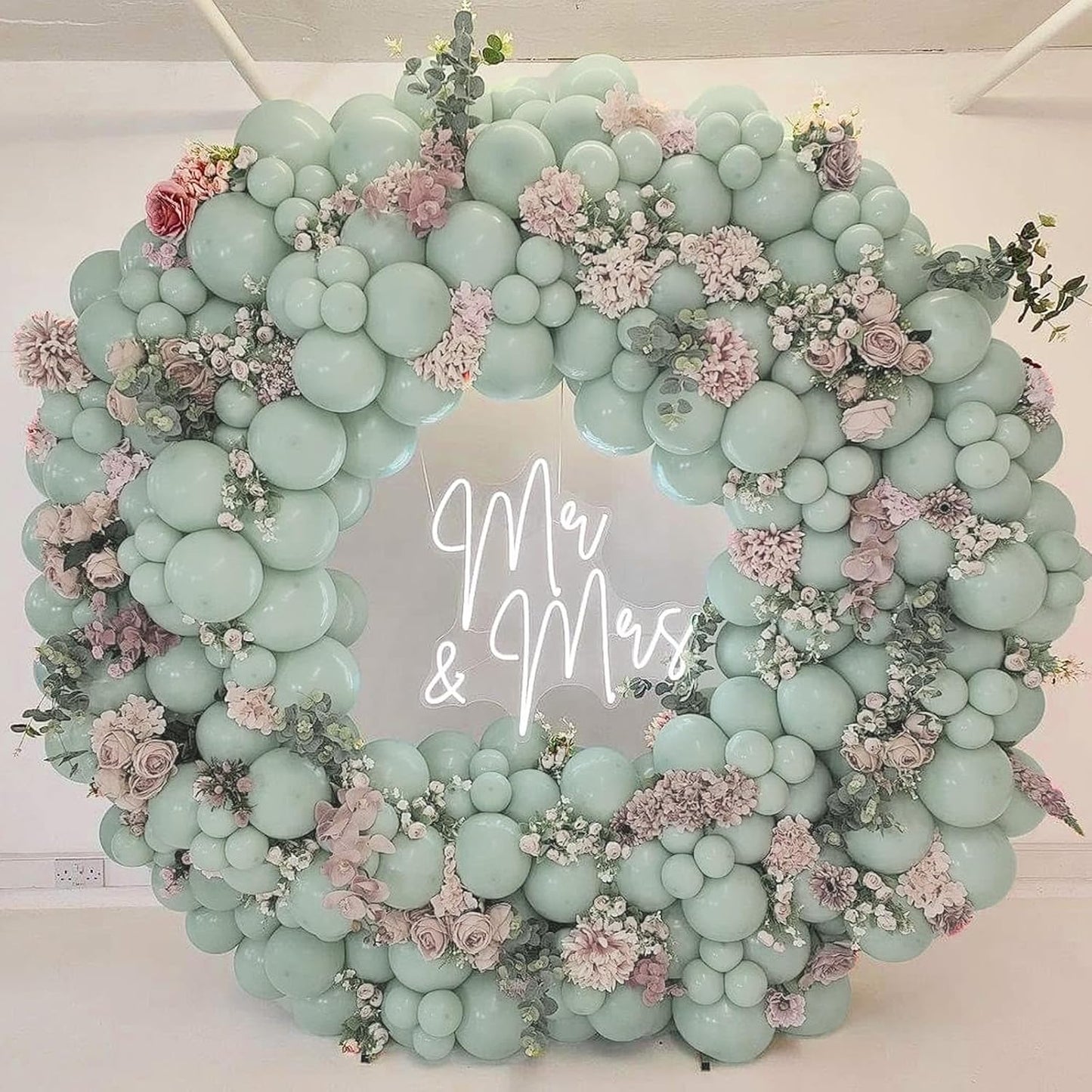 Pale Green Balloons, Scmdoti Light Greens Balloons Different Sizes 18 12 10 5 Inches, Green Balloon Garland Arch for Safari Party Birthday Baby Shower Bridal Shower Spring Decorations(PaleGreen)