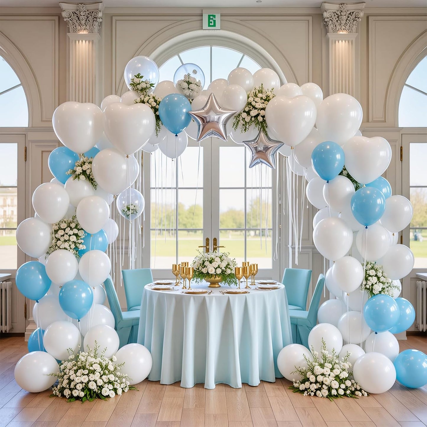 White Balloons 100 Pack 12 Inch White Latex Balloons for Wedding Birthday Baby Shower Engagement Anniversary Party Decorations