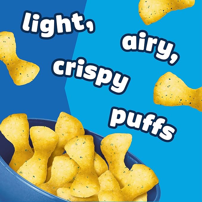 Pringles Mingles Puffed Snacks, Sharp White Cheddar and Ranch, Cheese Puffs, Salty Snacks (6 Bags)