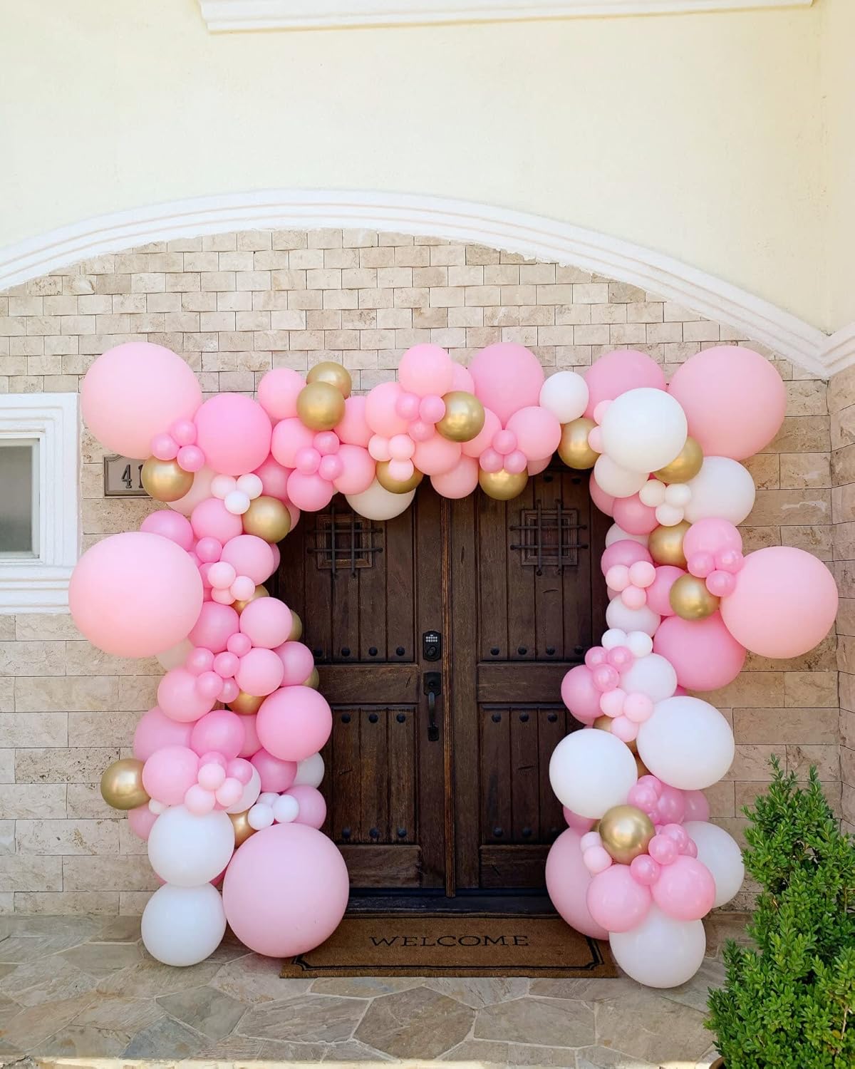 105pcs Light Pink Balloons 12inch Pastel Pink Balloons for Boys Girls Birthday Baby Shower Gender Reveal Wedding Decorations