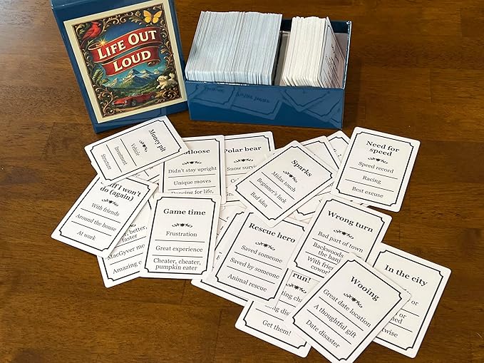 Life Out Loud: A Feel-Good Game for Friends and Family Game Night That Blends Creative Card Play with Shared Storytelling. Unique. Engaging. Unexpected.