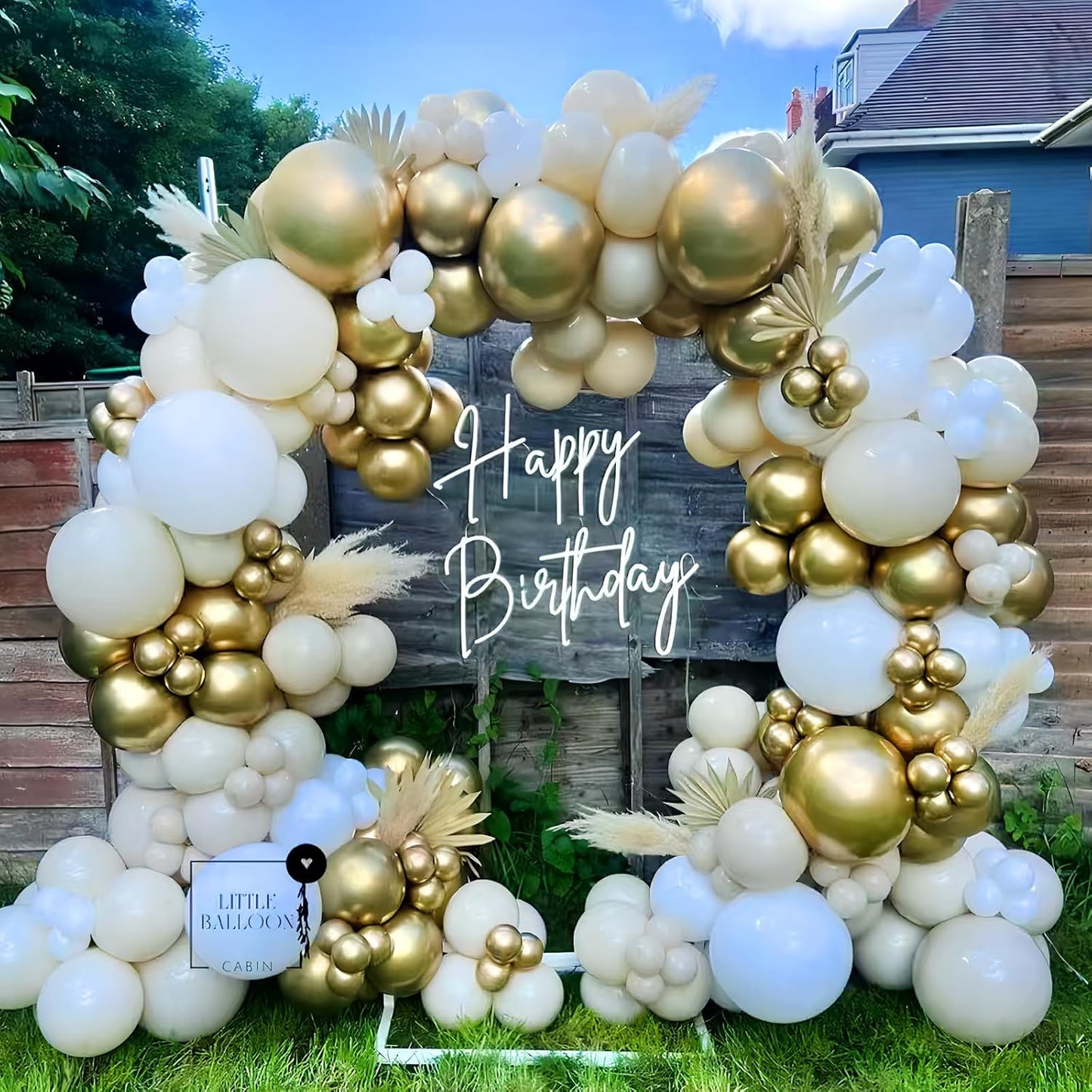 Gold Metallic Chrome Latex Balloons, 100pcs 12inches Round Helium Gold Metallic Chrome Balloons for Birthday Baby Shower Wedding Birthday Party Decorations