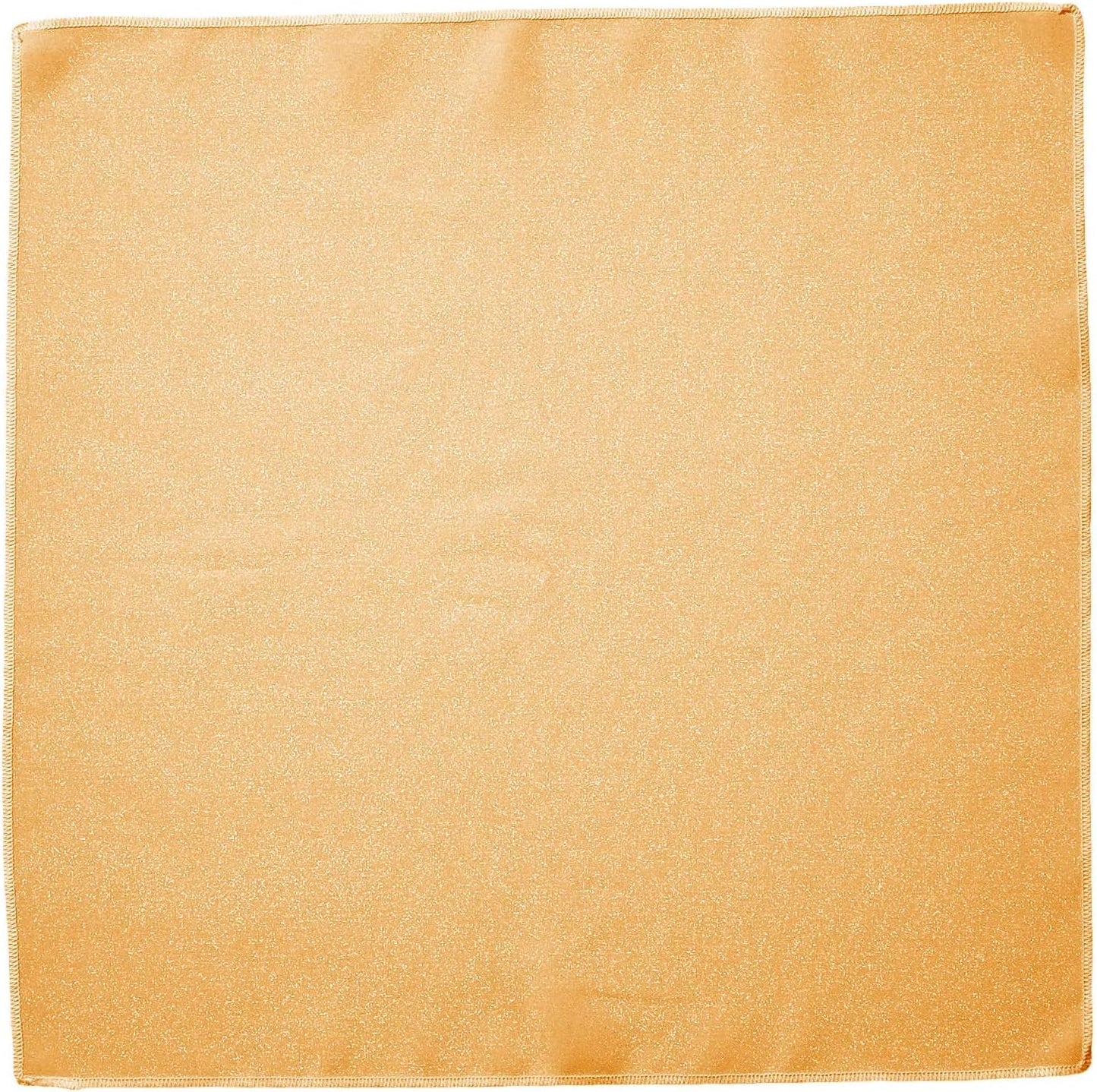 LA Linen 10-Pack Poly Poplin Napkin, Soft Cloth Napkins, Washable Reusable Napkins, Stain and Wrinkle Resistance Table Napkins for Dinner, Wedding, Parties, 18 by 18-Inch, Gold