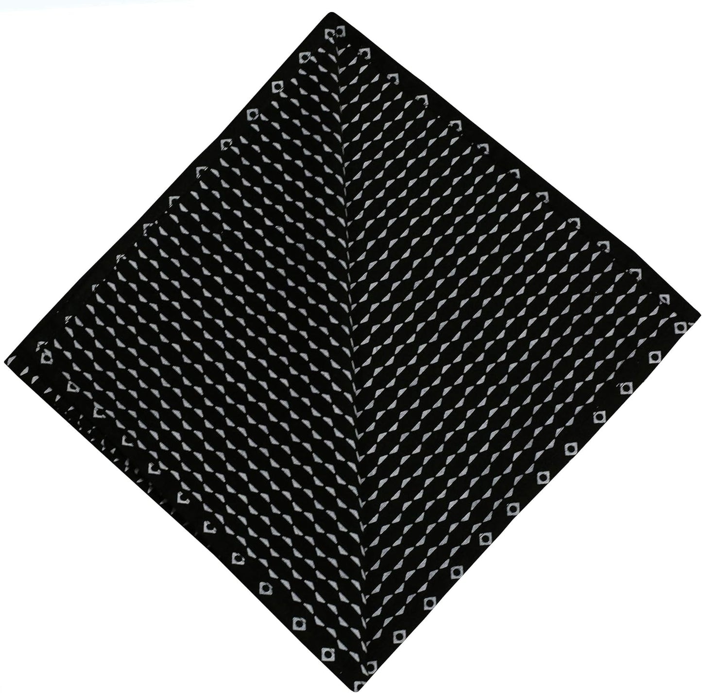 Indtresor Indian Heritage Fabric Cotton Table Linen Reversible Set Runner Napkins Mats in Black