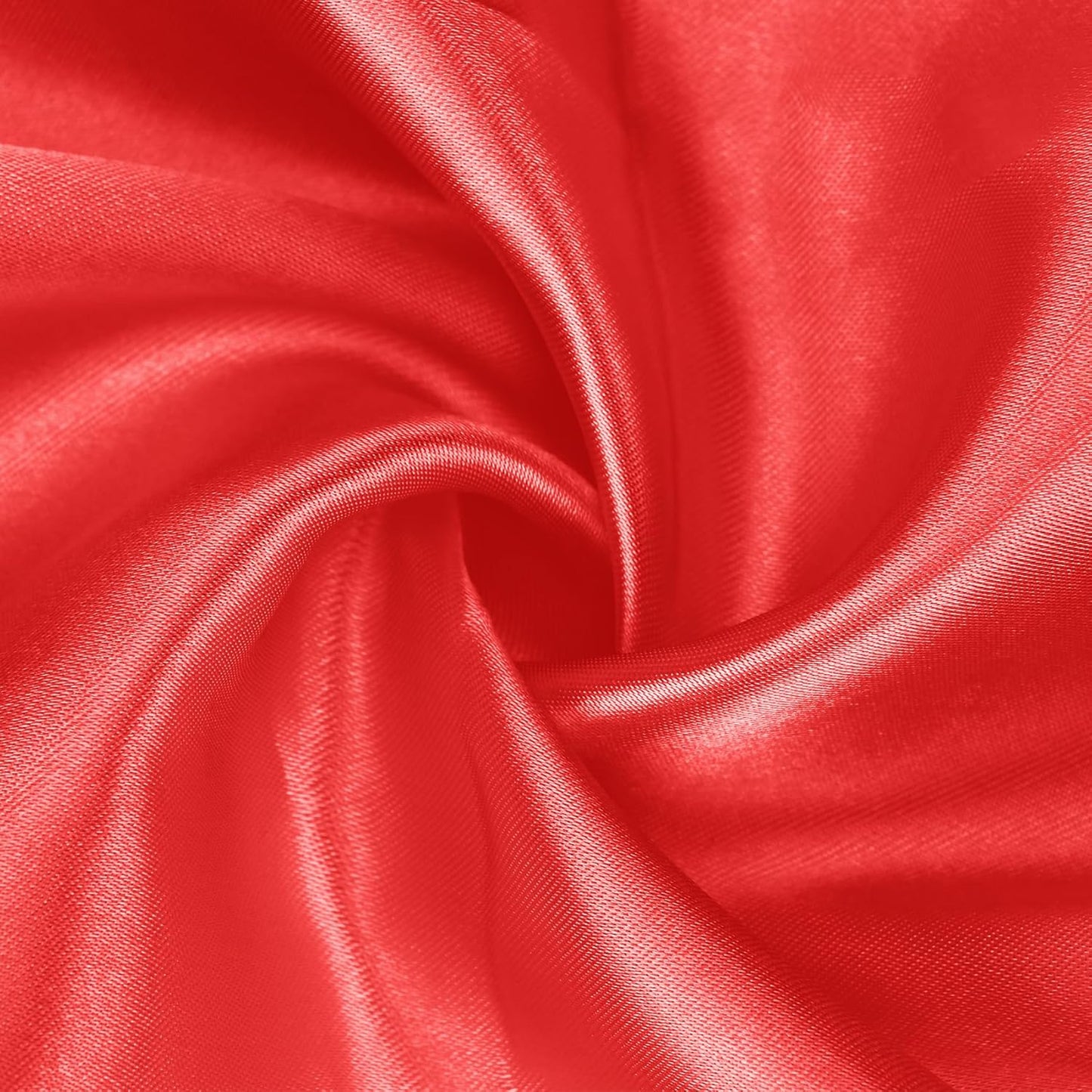Bailarina 120 Pack Red Satin Napkins,17x17 Inches Wedding Napkins Square Soft Silky Table Napkins Bulk Decorative Elegant Cloth Napkin for Party Decoration, Banquet,Wedding,Graduation