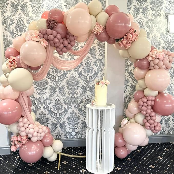 Light Pink Balloons 12 inch, Pastel Pink Latex Balloon 50pcs Party Balloons for Graduation Bridal Baby Shower Gender Reveal Birthday Party Decorations