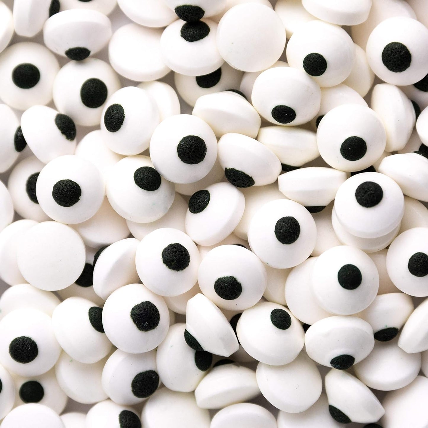 Sweets Indeed Bulk Candy Eyeballs, 300 Edible Eyes, Halloween Sprinkles, Perfect for Cake Decorations, Baking, Ice Cream, Cookies, Cupcake Topper 4.3 ounces