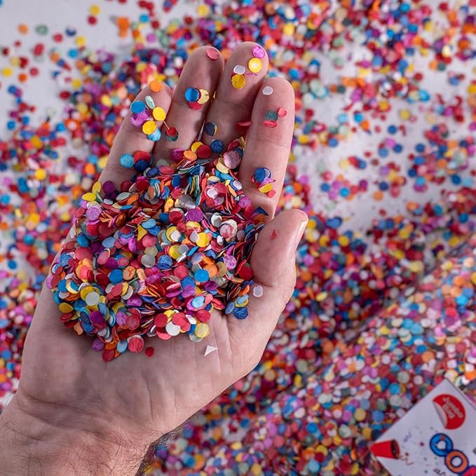 Mexican Fiesta Paper Confetti – Colorful Party Confetti Bulk Bag 0.88 lb (400g), Table Confetti for Parties, Weddings, Cinco de Mayo, Easter Eggs & Birthday Decorations