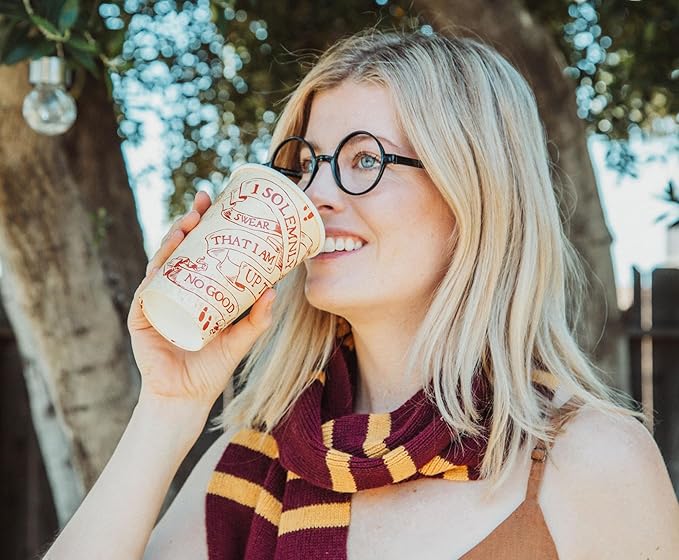 Silver Buffalo Harry Potter Mischief Managed 60 Pack Partyware Disposable Paper Plates, Napkins, and Cups