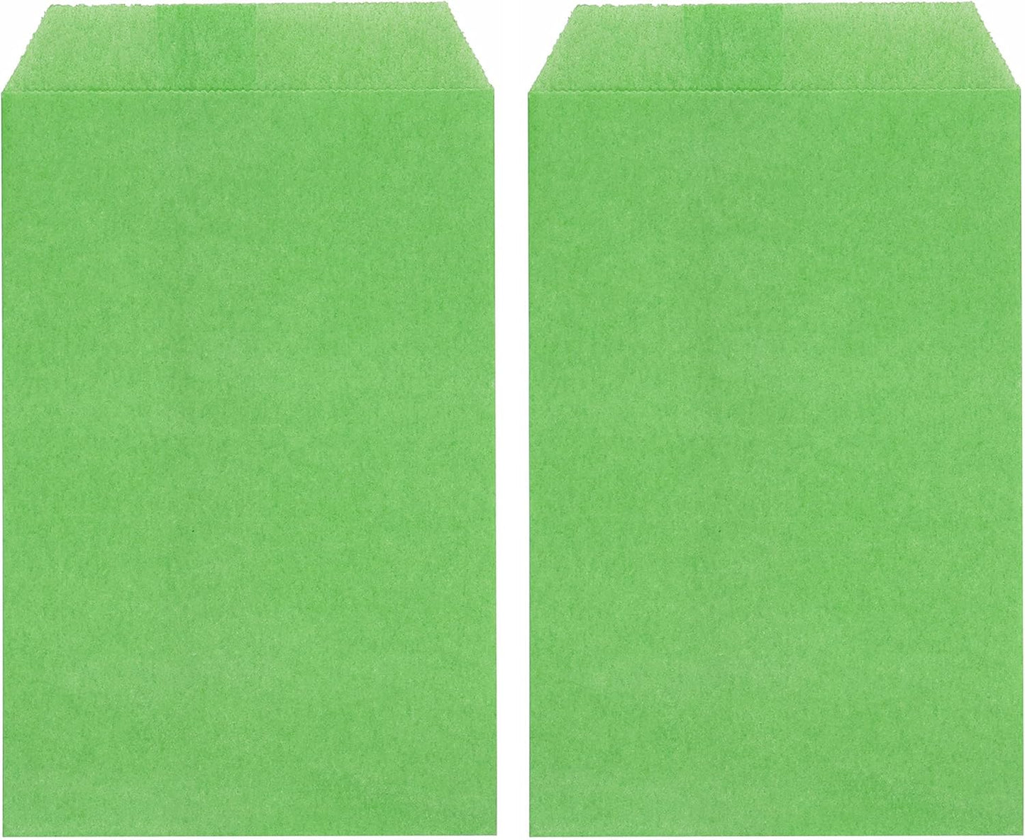 Quotidian Mint Green Flat Mini Greaseproof Paper Envelope Bags 2 3/4" x 4 1/2" (7 x 11.5cm) Pack of 100 - Treat Confetti Notes Coin Stamps
