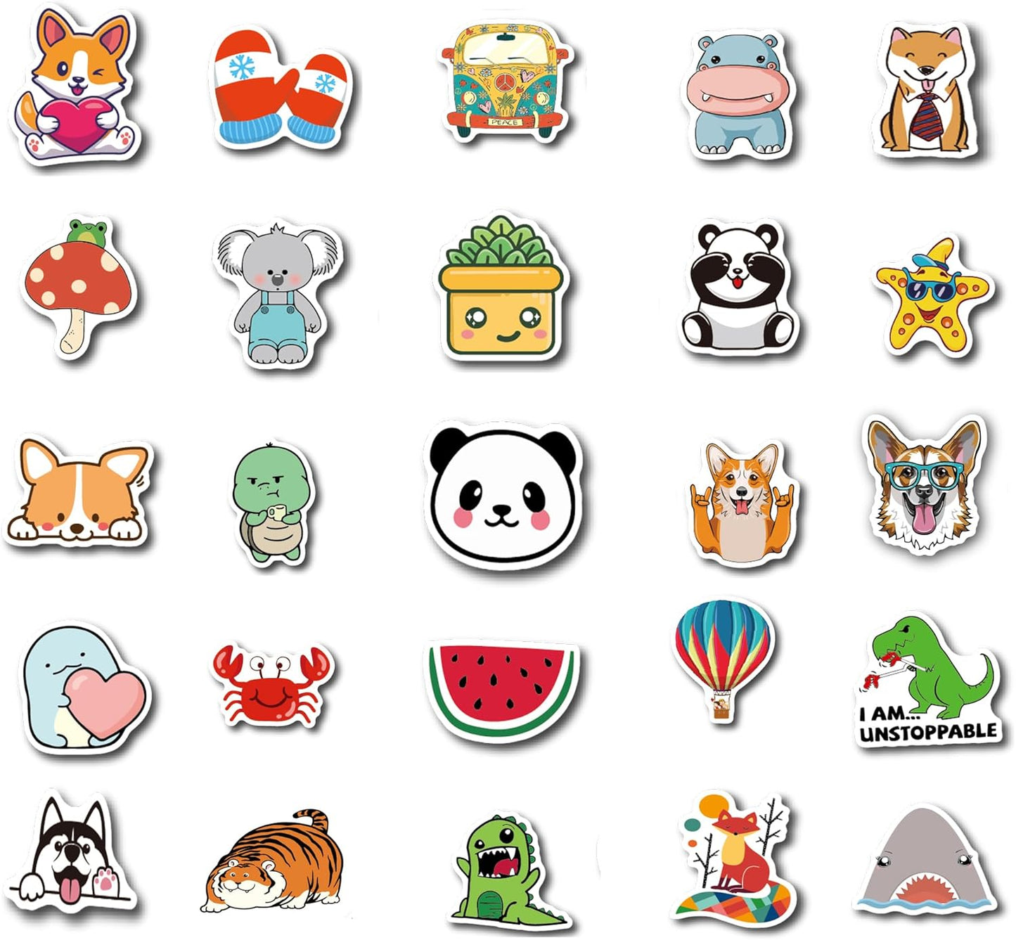 Stickers for Water Bottles, 300PCS Water Bottle Stickers for Kids, Waterproof Vinyl Stickers, Cute Stickers Pack