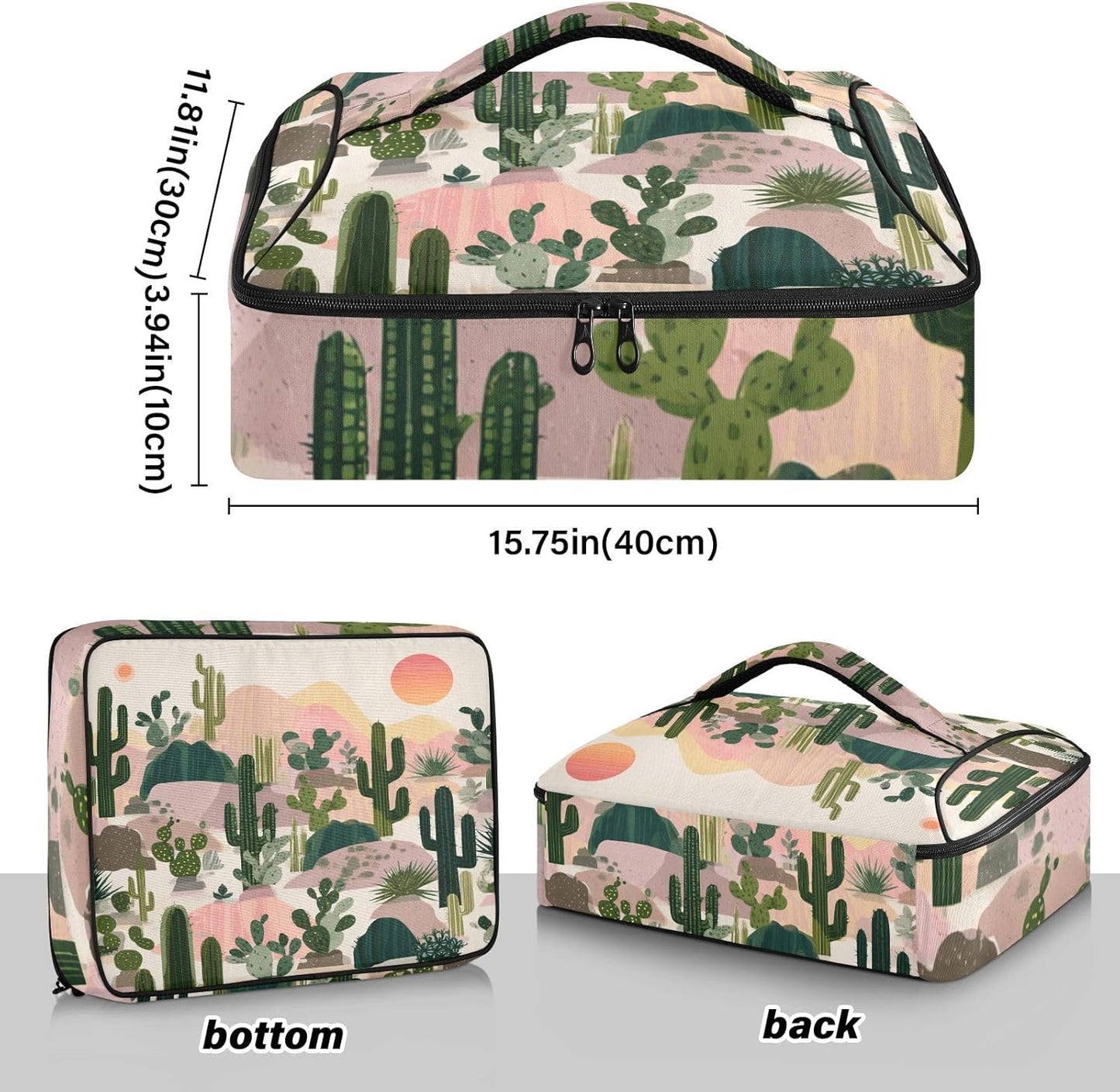 Casserole Carriers for Hot or Cold Food Reusable Casserole Dish Carrier Insulated Thermal Large Capacity Durable Perfect for Party Camping Family Gatherings Yellow Fish