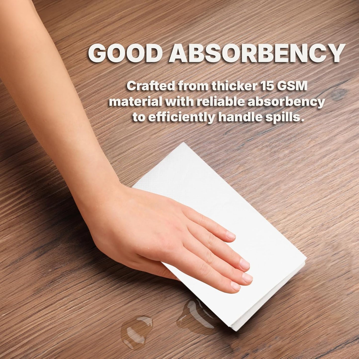 Klex 6.5" x 4" Interfold White Dispenser Napkins, 2-Ply Bulk Paper Napkin - 6000 Count (6 1/2"x8" Unfolded)