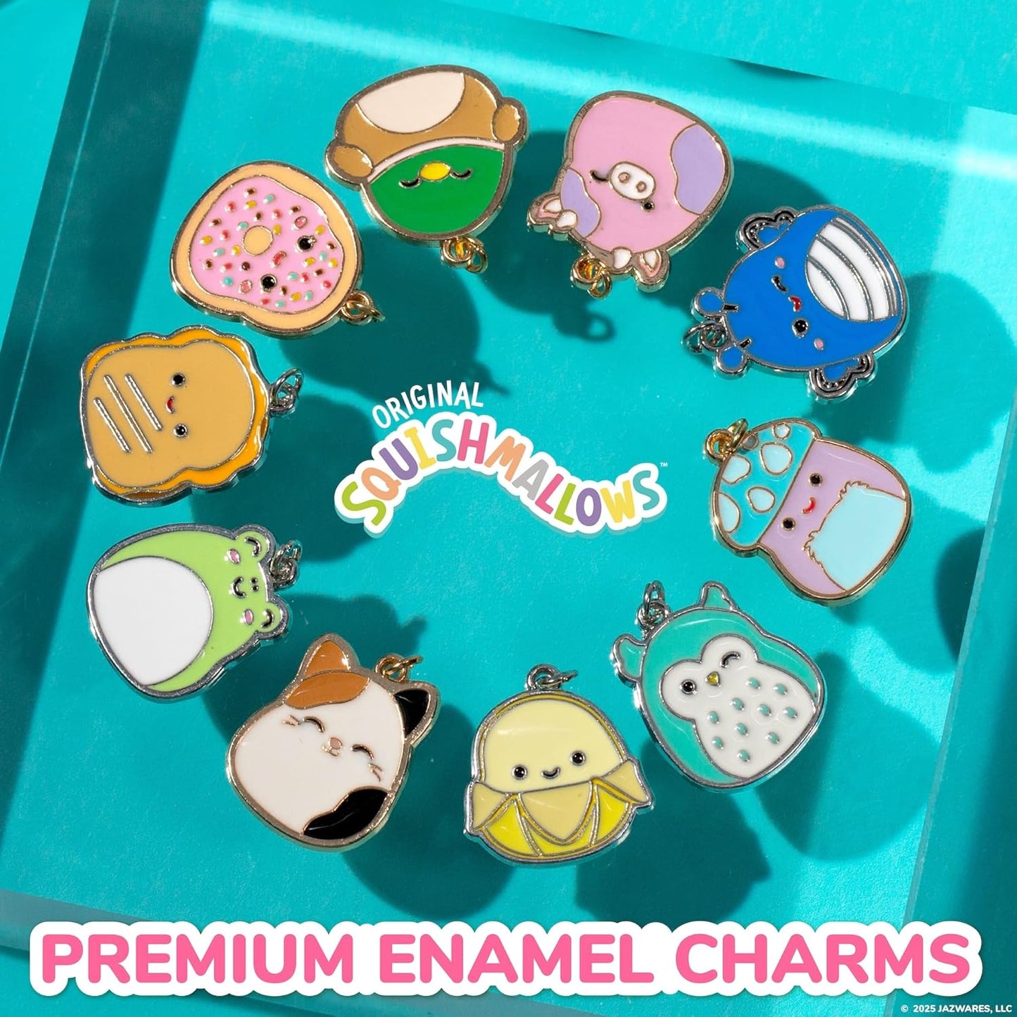 Horizon Group USA Original Squishmallows Bracelet Design Set, Cute & Friendship Bracelet Kit, Jewelry Making Kit, Charm Bracelet Making Kit, Beading & Jewelry Making, Friendship Bracelet Making Kit
